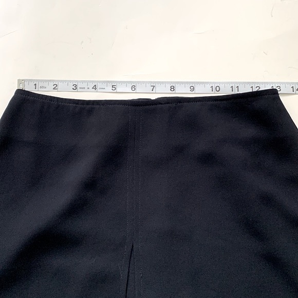 CHARTER CLUB SKIRT PLEATED  NAVY BLUE LINED - Picture 6 of 7